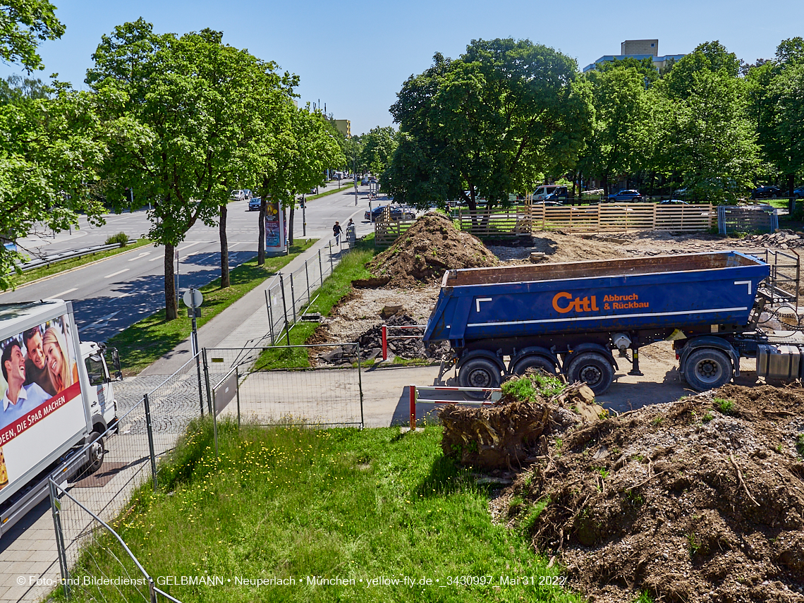 31.05.2022 - Baustelle am Haus für Kinder in Neuperlach
